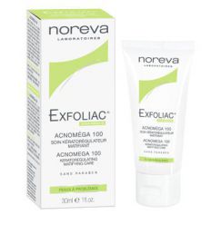 Acnomega 100 soin kératorégulateur Visage EXFOLIAC