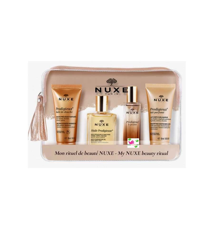 NUXE SET PRODIGIEUSE 4 products NUXE NUXE SET PRODIGIOUS: the case ...